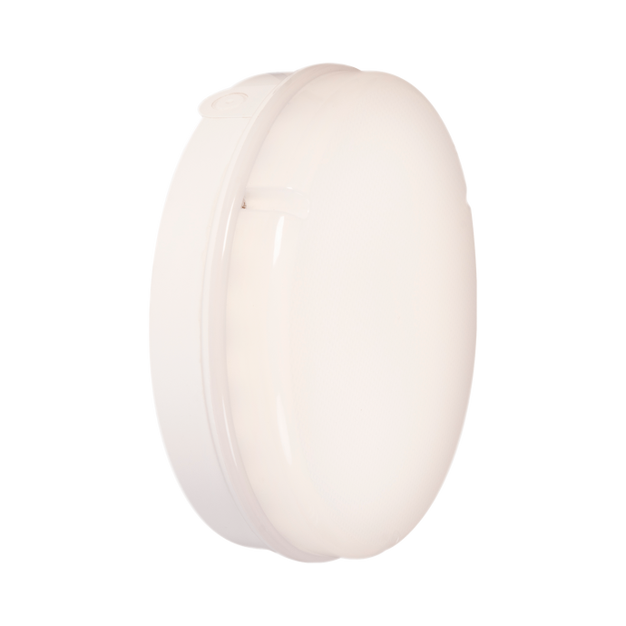 18w LED Emergency White Prismatic Bulkhead Fitting