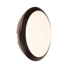 Load image into Gallery viewer, Plutus 25w LED Emergency Black Full Moon Communal Bulkhead Fitting