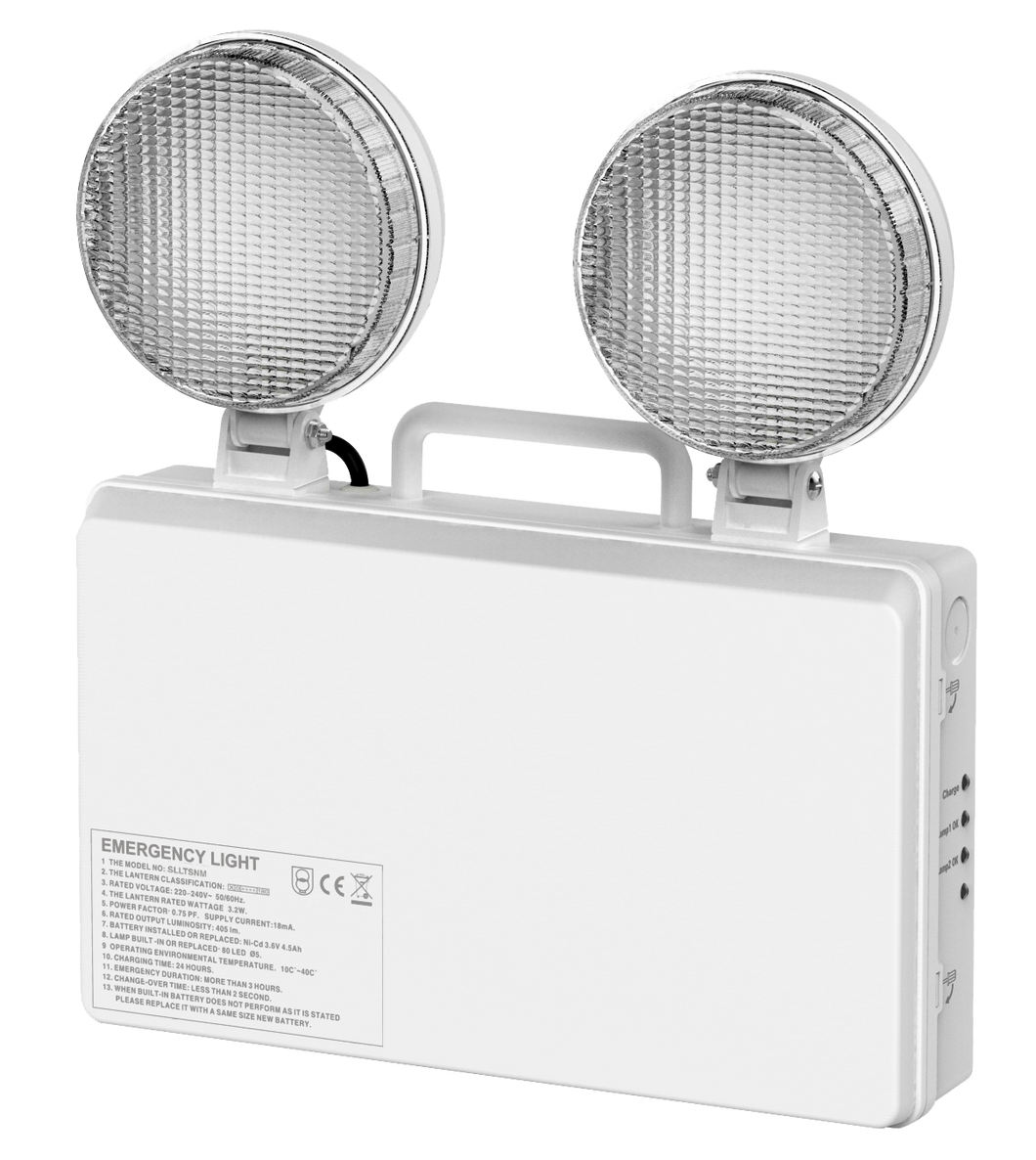Ponus 3W LED Twin Spot Non Maintained Emergency Light
